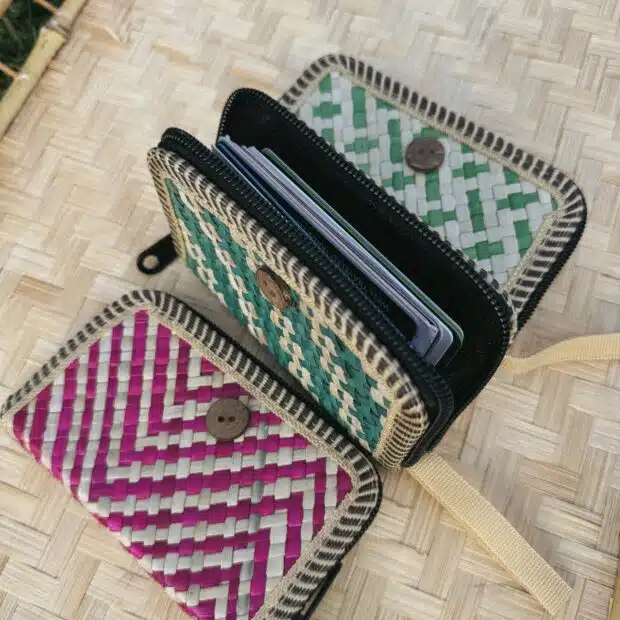 Straw Weaved Wallet