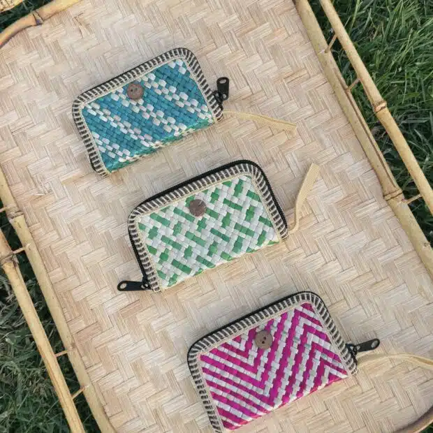 Straw Weaved Wallet - Image 2