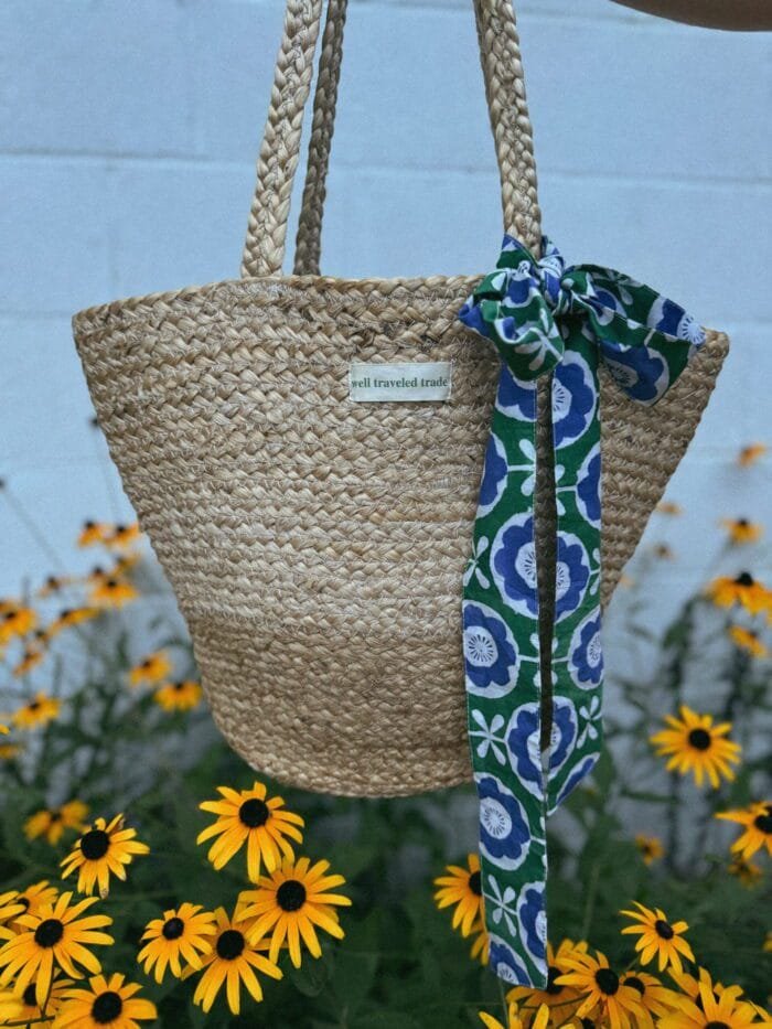 Tones Of Two Jute Bag - Image 1